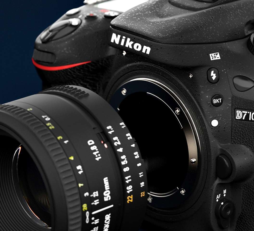 3D Visualisation: Nikon D7100